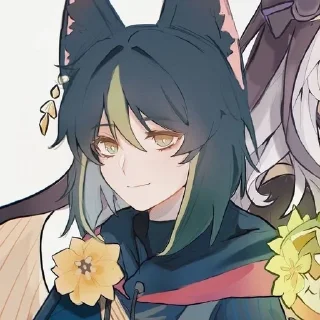 🌟 emoji Ушастик тигнари 🍃🍃 Telegram sticker 7 of 22