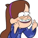 🖕 emoji Mabel🌟by @mlOobot Telegram sticker 16 of 50