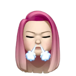 😤 emoji @Mifamour 🦅🌸 Telegram sticker 14 of 36