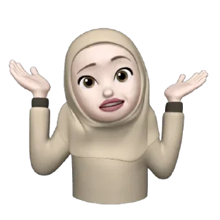 🤷‍♀ emoji @Mifamour 🦅 🌸 Telegram sticker 2 of 24