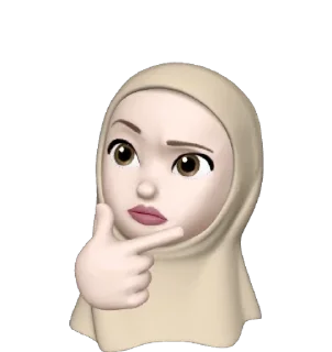 🤔 emoji @Mifamour 🦅 🌸 Telegram sticker 9 of 24