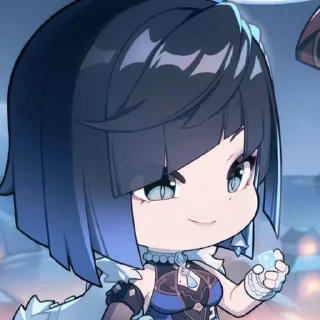 💧 emoji `Е Лань @genshinbyevico Telegram sticker 14 of 26