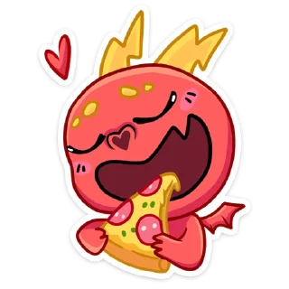 🍕 emoji Драко (@TgSticker) Telegram sticker 6 of 48