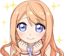 ✨ emoji CHIKA☆CHIKA IDOL :: @line_stickers Telegram sticker 24 of 40