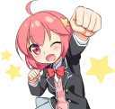 Sticker from CHIKA☆CHIKA IDOL :: @line_stickers