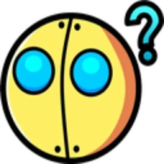 🤔 emoji Geometry dash Telegram sticker 6 of 68