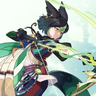 🌼 emoji Tighnari Telegram sticker 7 of 50