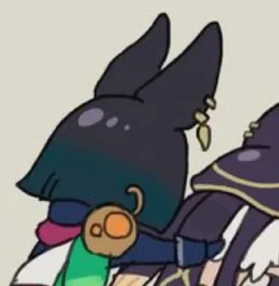 😑 emoji Tighnari 💚 Telegram sticker 5 of 61