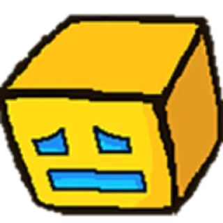 ☹️ emoji Geometry dash Telegram sticker 22 of 68