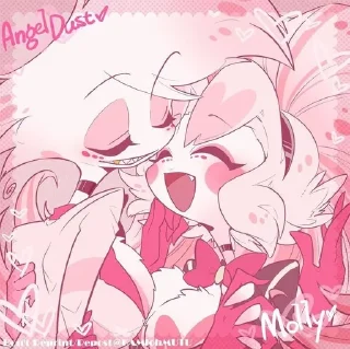 💕 emoji angel dust @stickerskva Telegram sticker 9 of 78