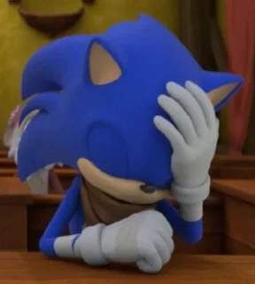 🤦‍♂ emoji Sonic Boom Telegram sticker 8 of 21