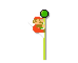 🏆 emoji Mario: 8 bit Telegram sticker 17 of 24