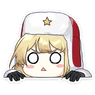 😮 emoji @tgsticker Новогодний посыльный Аня Telegram sticker 16 of 49