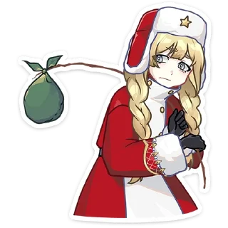 🤦‍♀️ emoji Новогодний посыльный Аня :: @stickroom Telegram sticker 5 of 48
