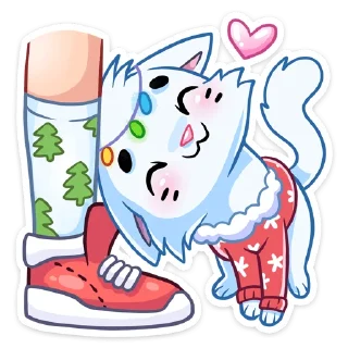 ❤️ emoji Новогодний Бисквит :: @stickroom Telegram sticker 15 of 49