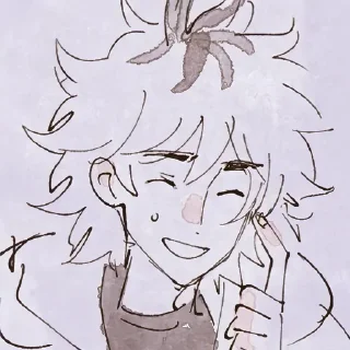 😅 emoji 𝆹𝅥 𝆭  ᴄʀᴜsʜ 𝟷s #𝟸 :: @yanani_n Telegram sticker 10 of 120