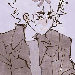 😥 emoji 𝆹𝅥 𝆭  ᴄʀᴜsʜ 𝟷s #𝟷 :: @yanani_n Telegram sticker 13 of 120