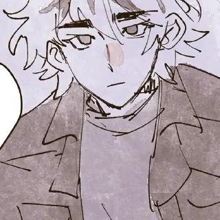 😐 emoji 𝆹𝅥 𝆭  ᴄʀᴜsʜ 𝟷s #𝟷 :: @yanani_n Telegram sticker 12 of 120