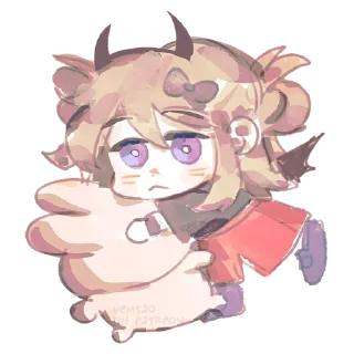 Sticker from ✧ ˚｡ 𝐜𝐡𝐢𝐛𝐢 #𝟐 :: @yanani_n