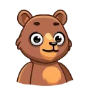 😉 emoji Boris the Bear Telegram sticker 10 of 20
