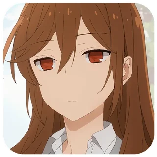😑 emoji Хоримия: Кусочек / @moonhausu Telegram sticker 1 of 48