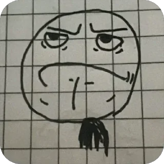 😠 emoji трол фэйс @moesurgee Telegram sticker 11 of 24