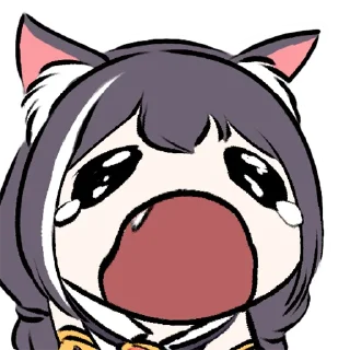 😭 emoji Sad Kyaru-chan @Sad_Kyaru_Chan Telegram sticker 8 of 55