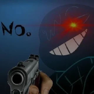🌑 emoji 夜の暗い冗談 ~ Telegram sticker 19 of 32