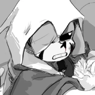 😕 emoji Goth Sans Telegram sticker 8 of 82