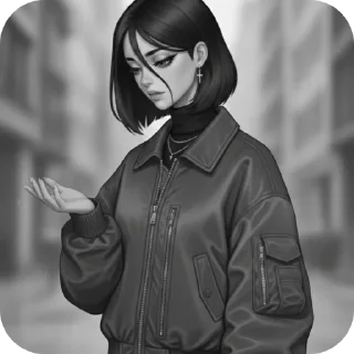 🧥 emoji Лилечка Telegram sticker 16 of 42
