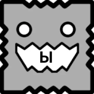 😀 emoji Geyometry dash Telegram sticker 14 of 19