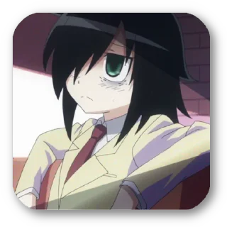 🙁 emoji Yet Another Tomoko Stickerpack Telegram sticker 8 of 109