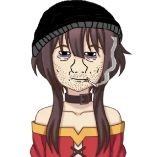 🚬 emoji несмешные стикеры @konosuba_memes Telegram sticker 19 of 47