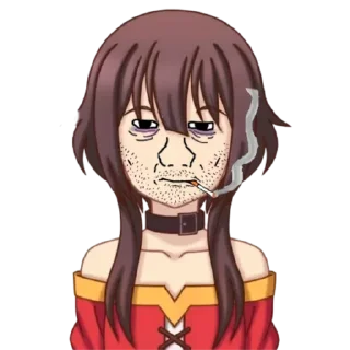 🚬 emoji несмешные стикеры @konosuba_memes Telegram sticker 18 of 47