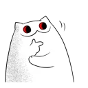 🤔 emoji Be patient, Meawbin Telegram sticker 21 of 40