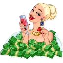 😏 emoji Eva Rich Telegram sticker 12 of 35