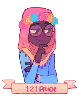 Sticker from pride @fict_exists