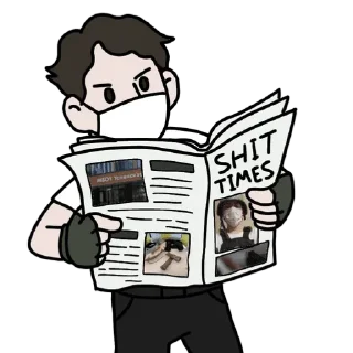 📰 emoji Timofey Kulyamov Telegram sticker 7 of 18