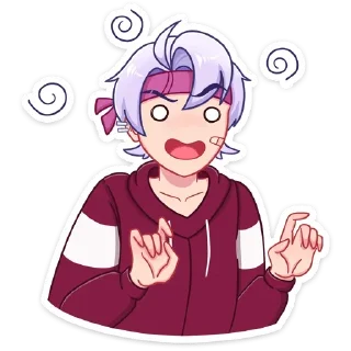 😵‍💫 emoji Тоши от @stickers_vk Telegram sticker 8 of 48