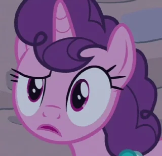 😌 emoji Sugar Belle | @MLP_AnimatedStickers Telegram sticker 11 of 13