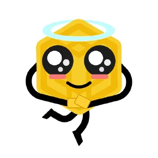 😇 emoji BNB CHAIN Telegram sticker 14 of 20