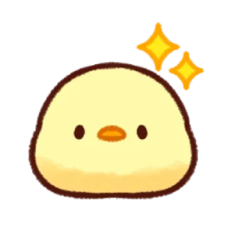 ✨ emoji Soft and Cute Chicks Feelings @softandqt Telegram sticker 3 of 40