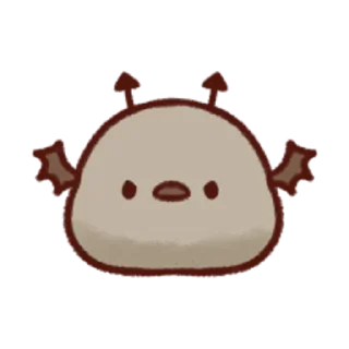 😈 emoji Soft and Cute Chicks Feelings @softandqt Telegram sticker 19 of 40