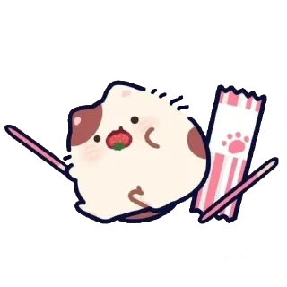 🥛 emoji ꔫ  @snowsticks ۫ㅤ𓈒   🐰 Telegram sticker 15 of 15