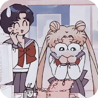 🫥 emoji .•Sailor Moon 🌙.• От @PomounayaBlad Telegram sticker 14 of 120