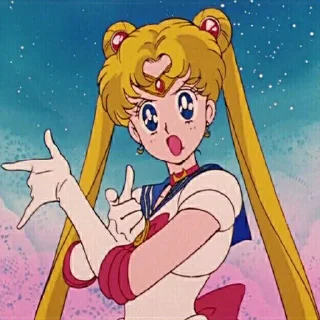 Sticker from Sailor Moon