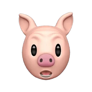 😲 emoji Pig Telegram sticker 13 of 17