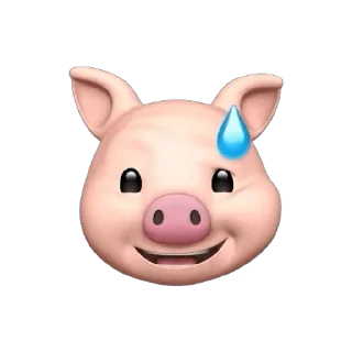 😓 emoji Pig Telegram sticker 14 of 17