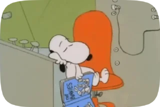 Sticker from snoopy ★