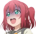 😰 emoji Love Live! Sunshine!! Telegram sticker 6 of 75